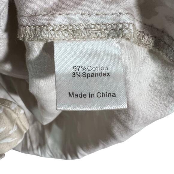 Tuckernuck Sleeveless Woman’s Charlie Shirt Dress Tan Antelope Print Size Small - Picture 6 of 8